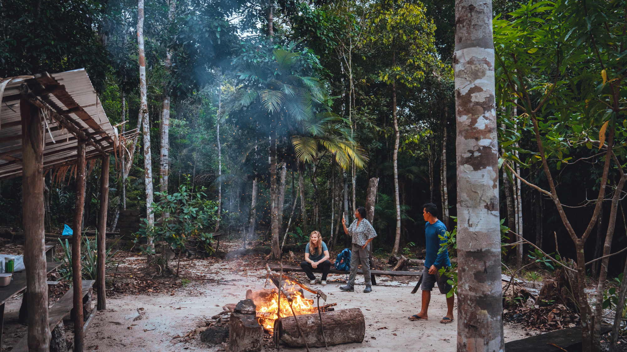 Nuit dans la jungle, Amazonie, Brésil ©Maxime Moreau