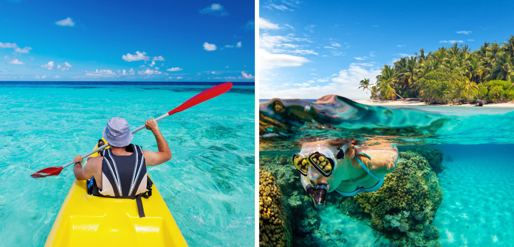 Explorez le lagon en kayak