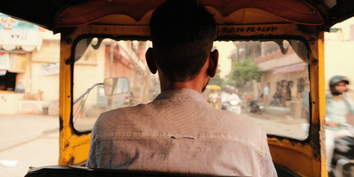 Virée en tuk-tuk, Jaipur, Rajasthan, Inde 