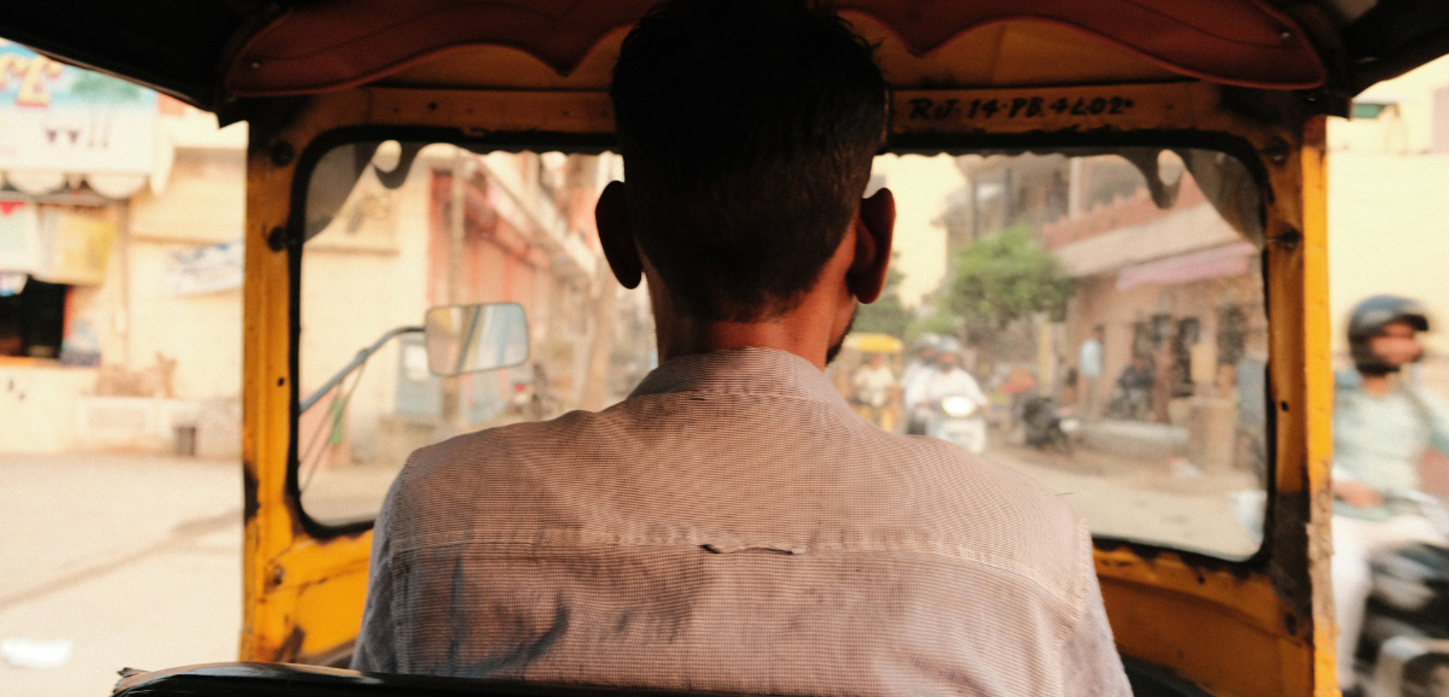 Virée en tuk-tuk, Jaipur, Rajasthan, Inde
