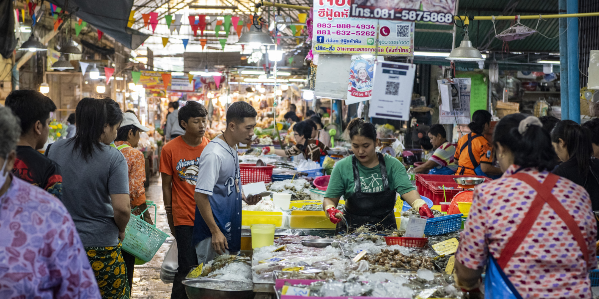 La vie locale sur les food markets, Huo Hin - Jours 9, 10, 11 et 12
