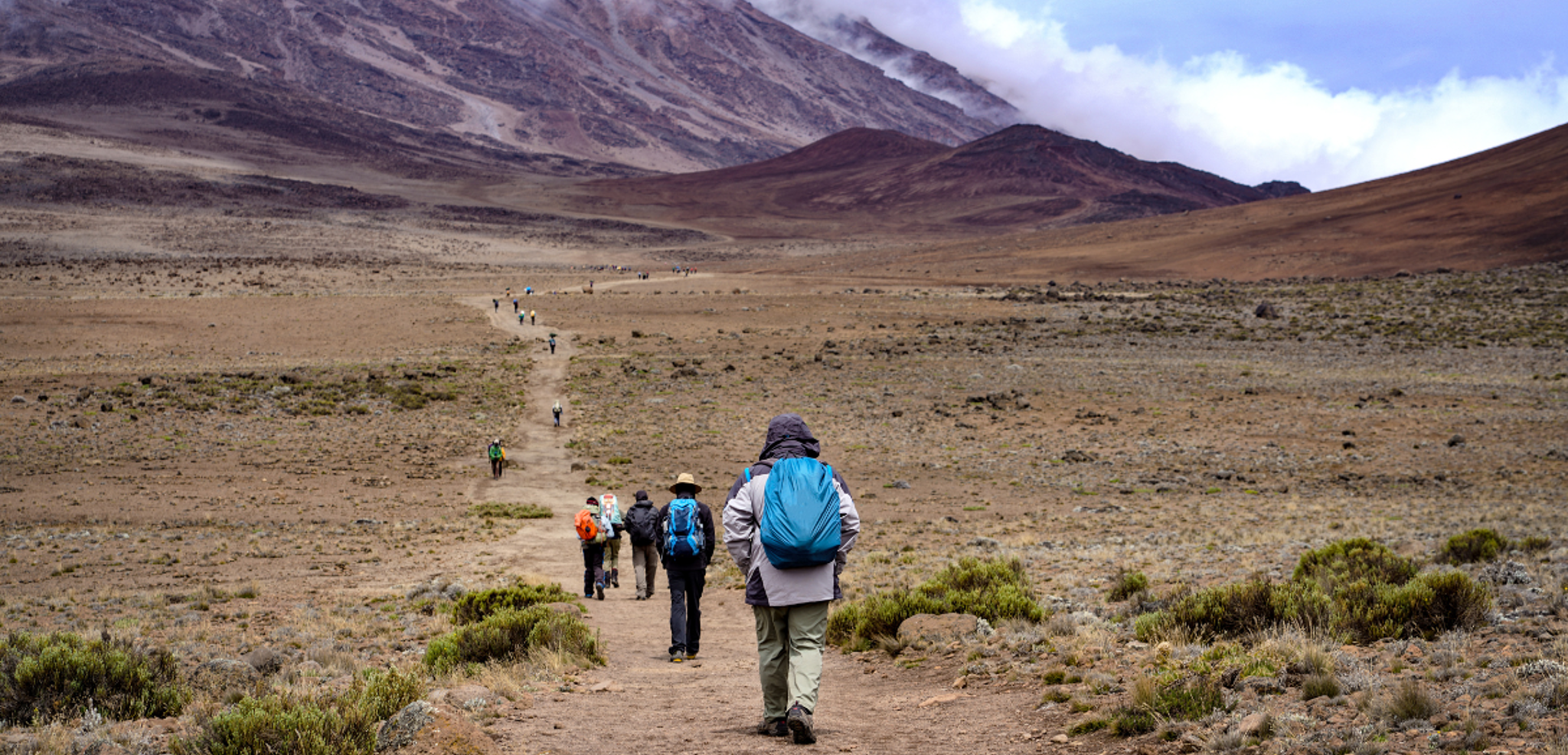 Enfilez vos chaussures sur les pentes du Kilimanjaro