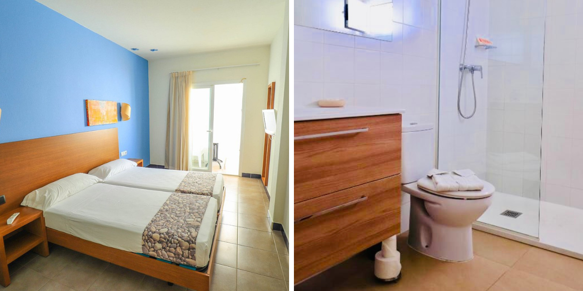 Chambre twin à partager