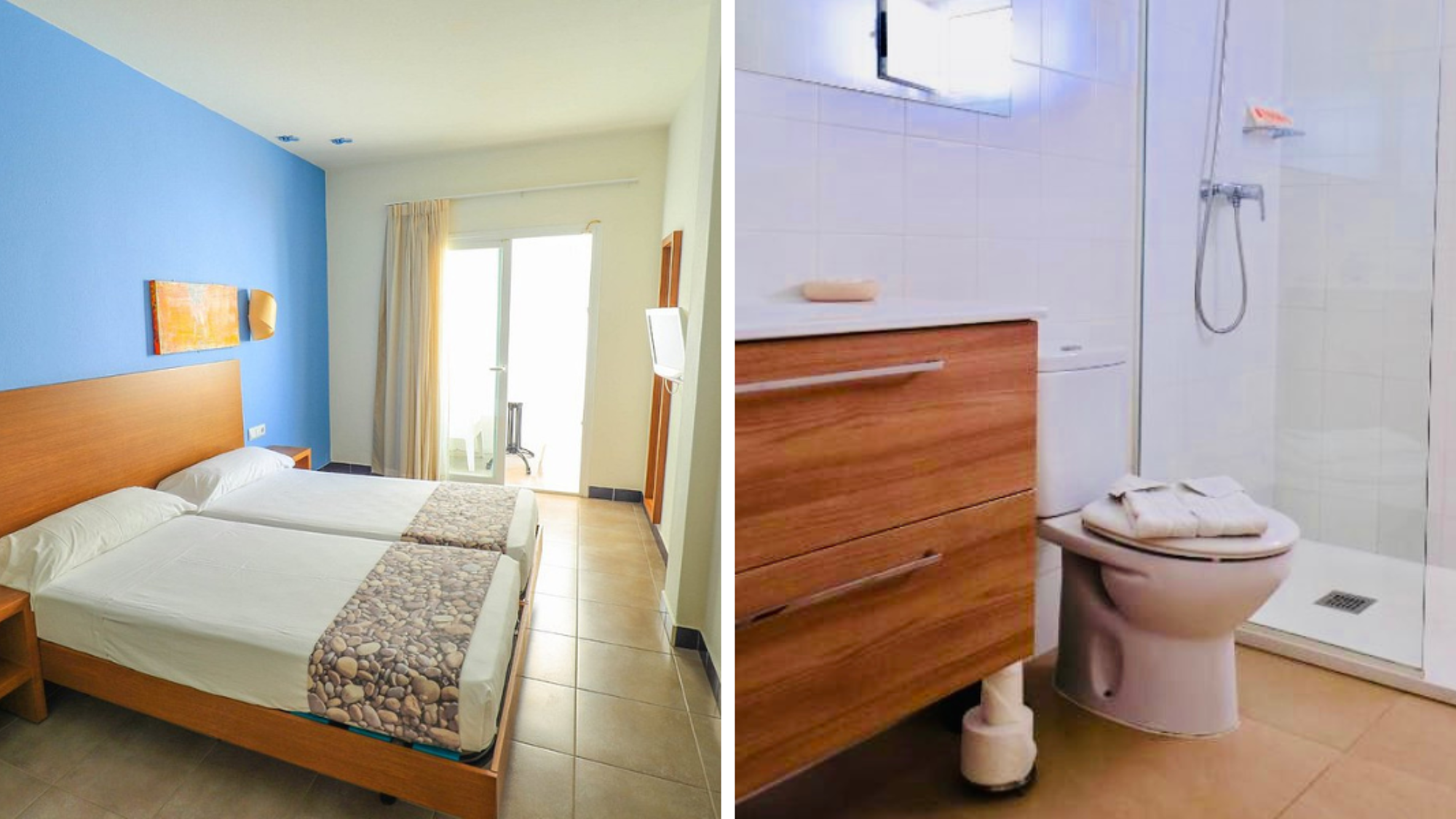 Chambre twin à partager