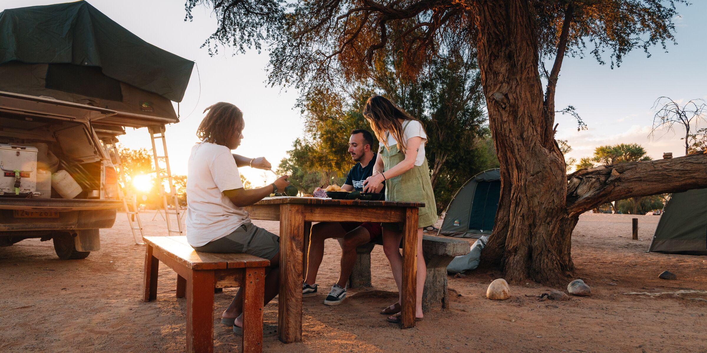 Camping, Sesriem, Namibie ©Julien Fabro