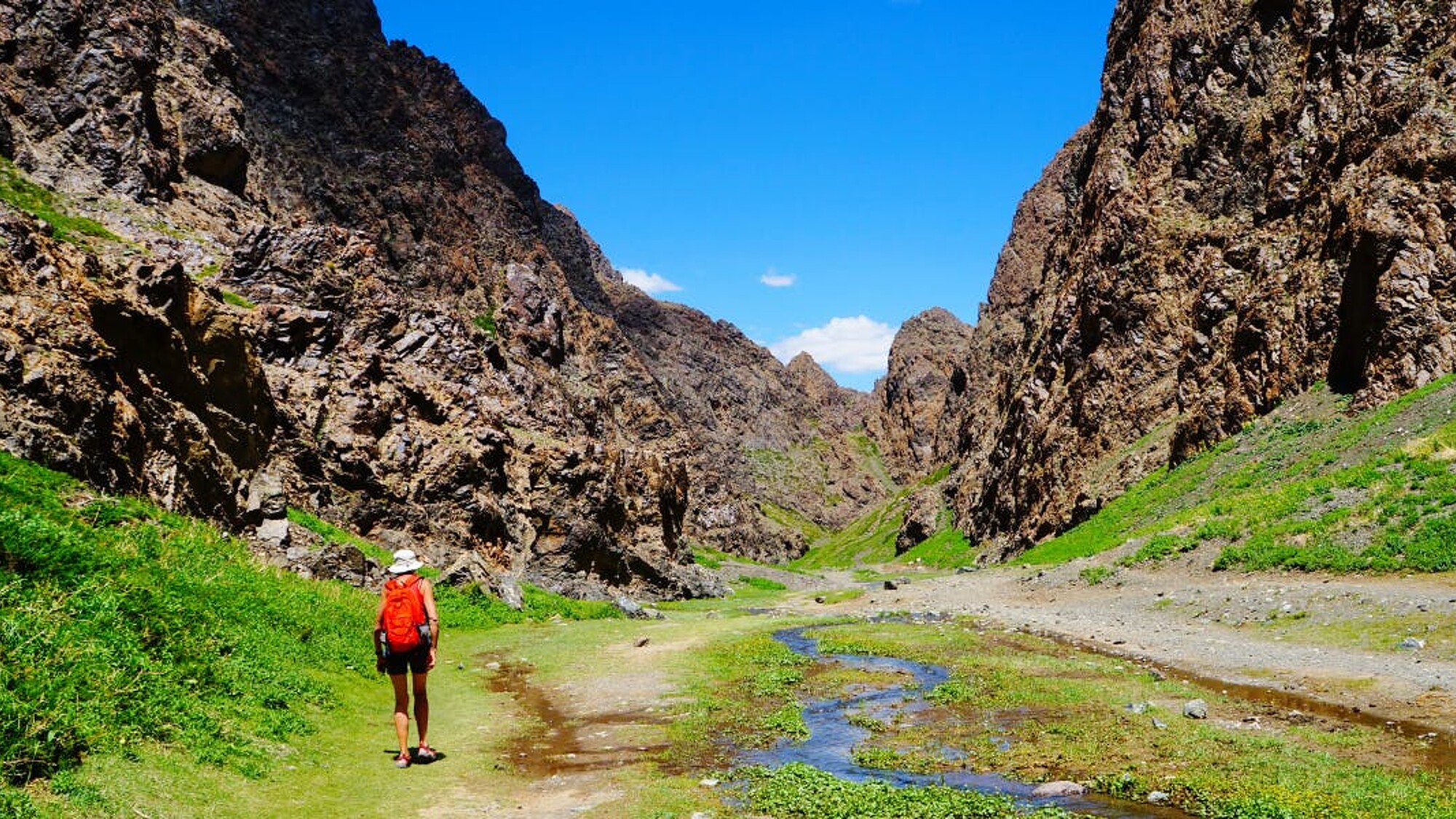 En randonnée dans le parc de Terelj