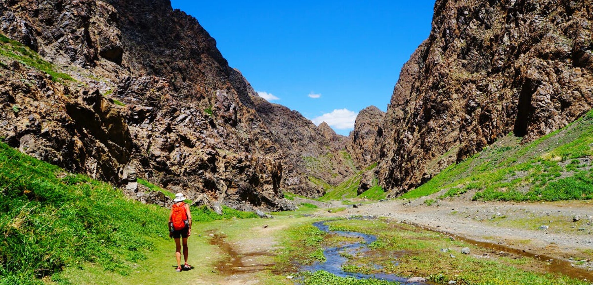 En randonnée dans le parc de Terelj