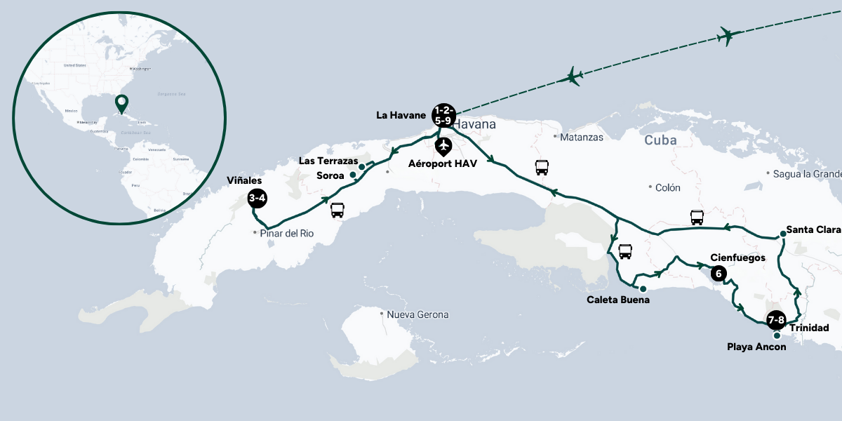 L'itinéraire de votre aventure 