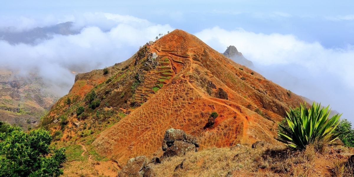 Sur la route du Pico Da Cruz, Santo Antão, Cap-Vert