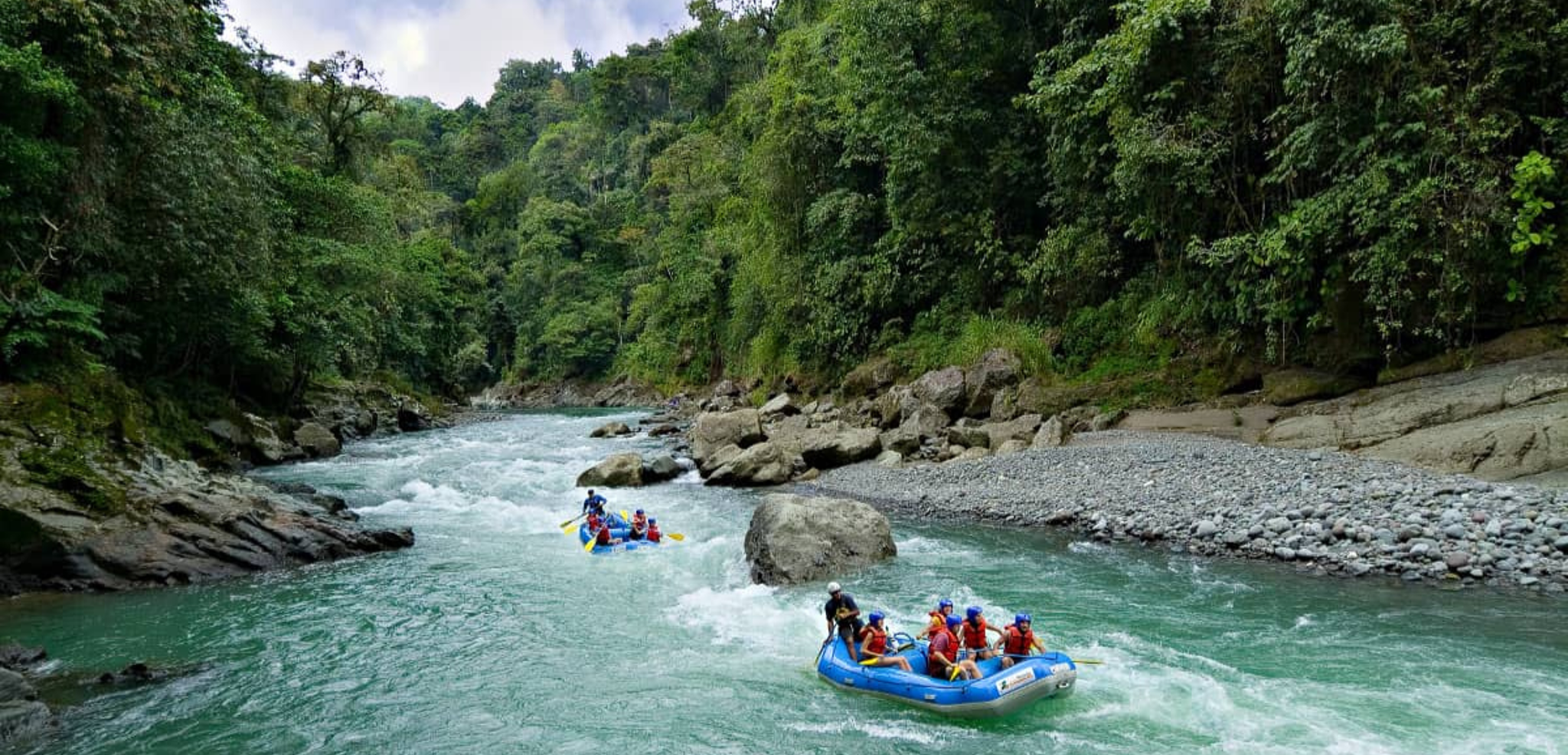 Sur la rivière Sarapiqui... adrénaline garantie