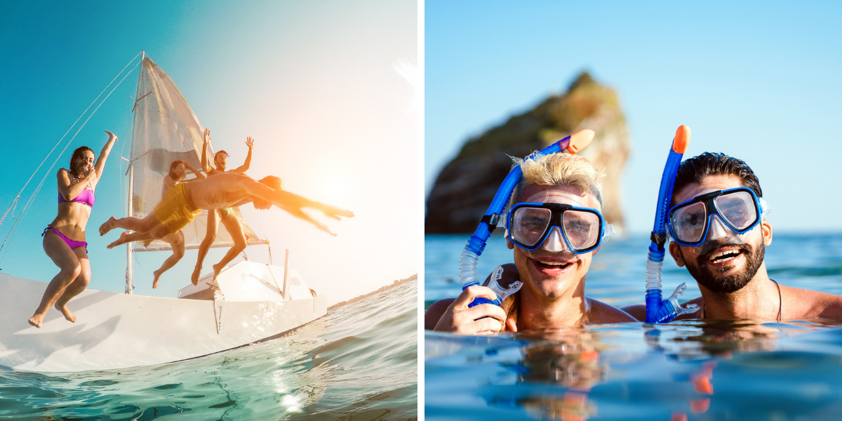 Baignades et snorkeling au programme 