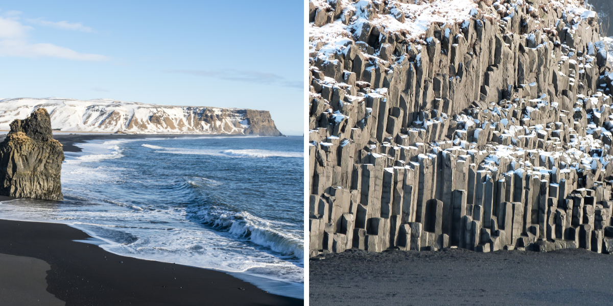 Sa plage noire et ses orgues basaltiques 