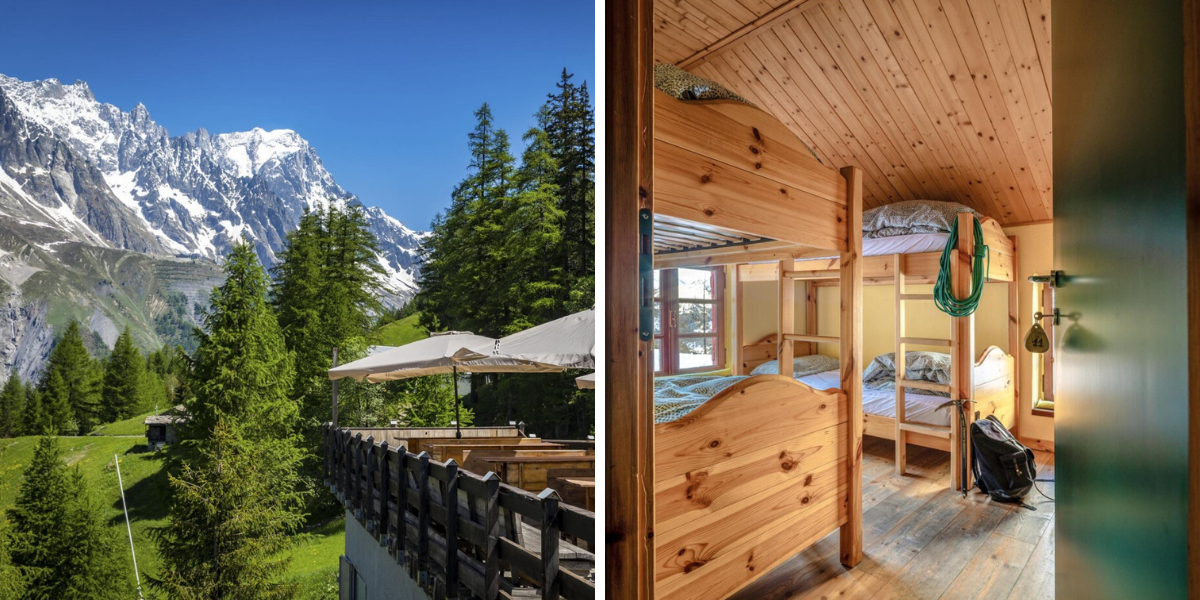 Refuge Monte Bianco, Italie 