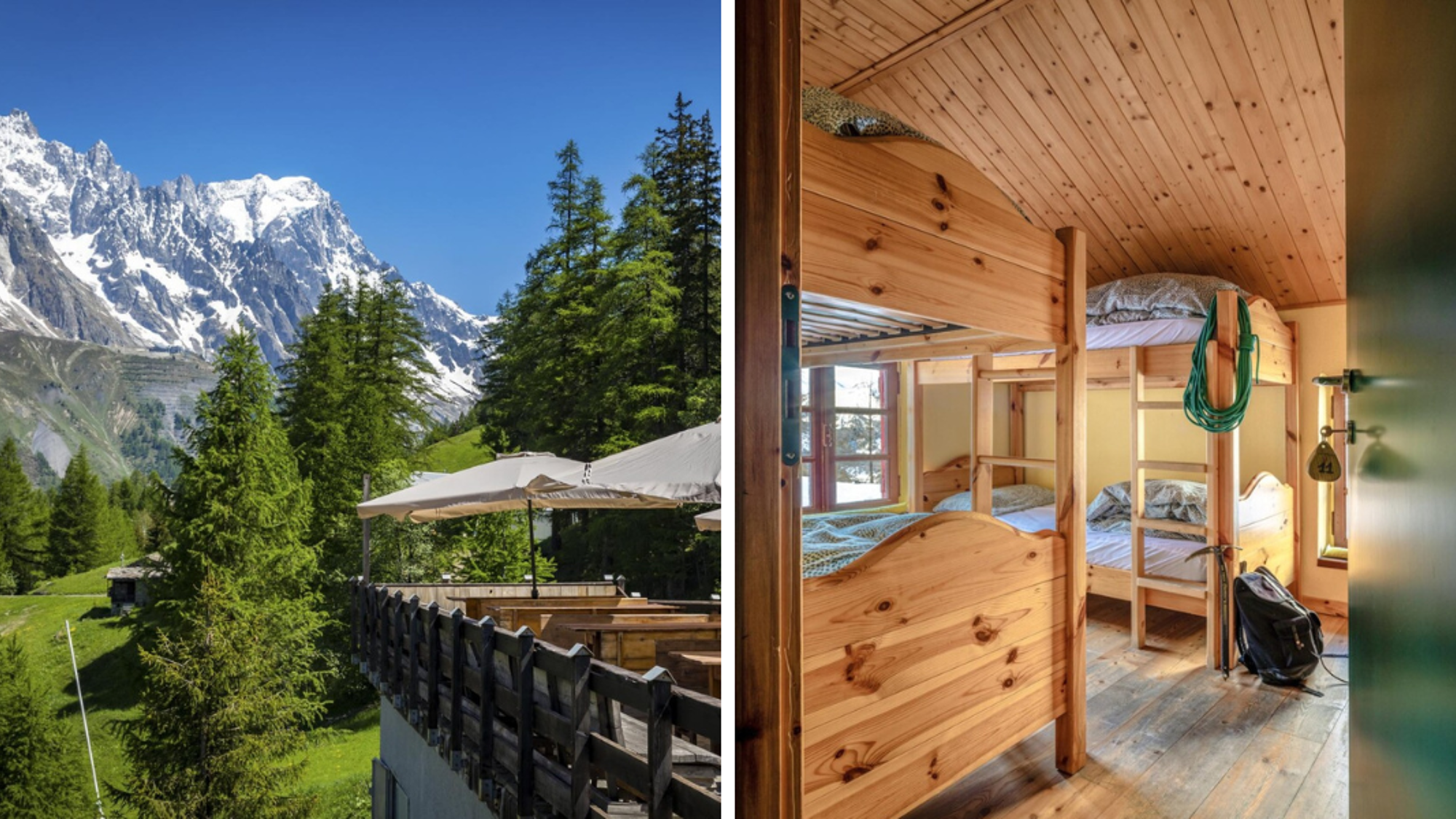 Refuge Monte Bianco, Italie