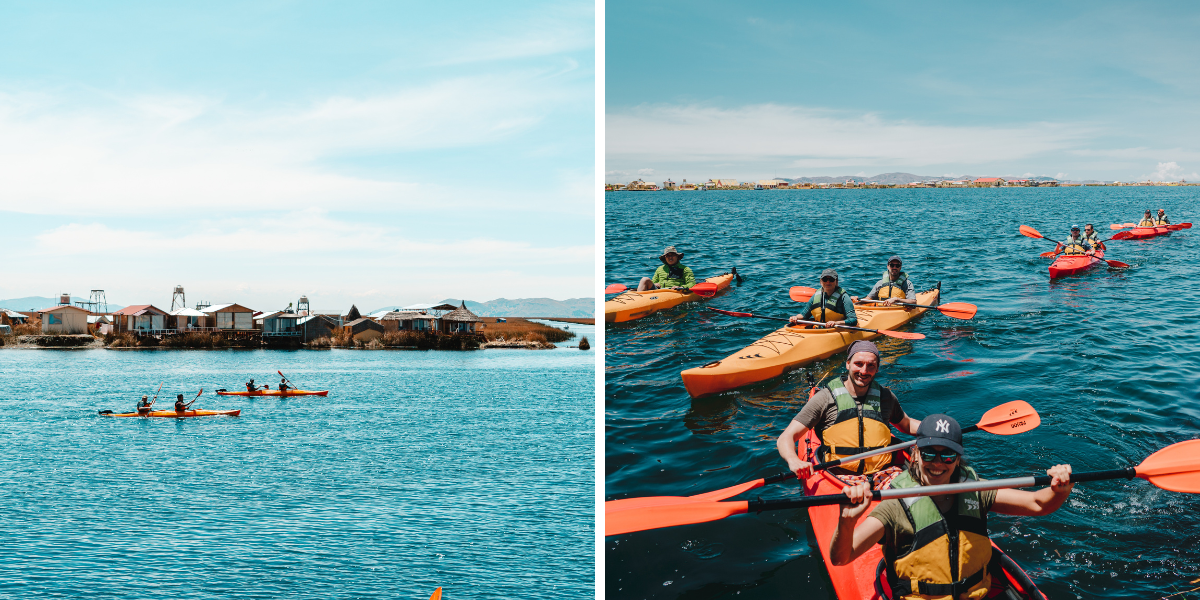 Kayak sur le Lac Titicaca 
