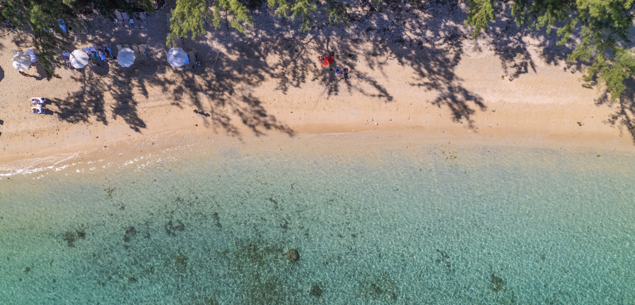 Entre deux randonnées, pause détente dans le lagon !
