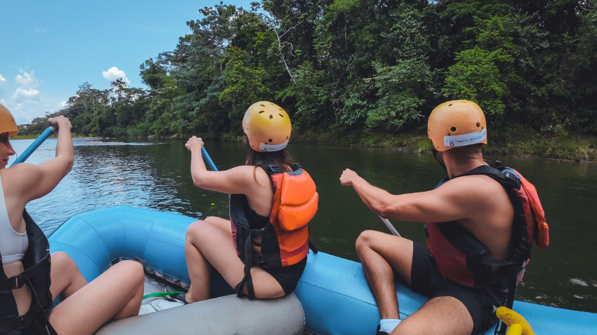 L'aventure continue avec une descente en rafting