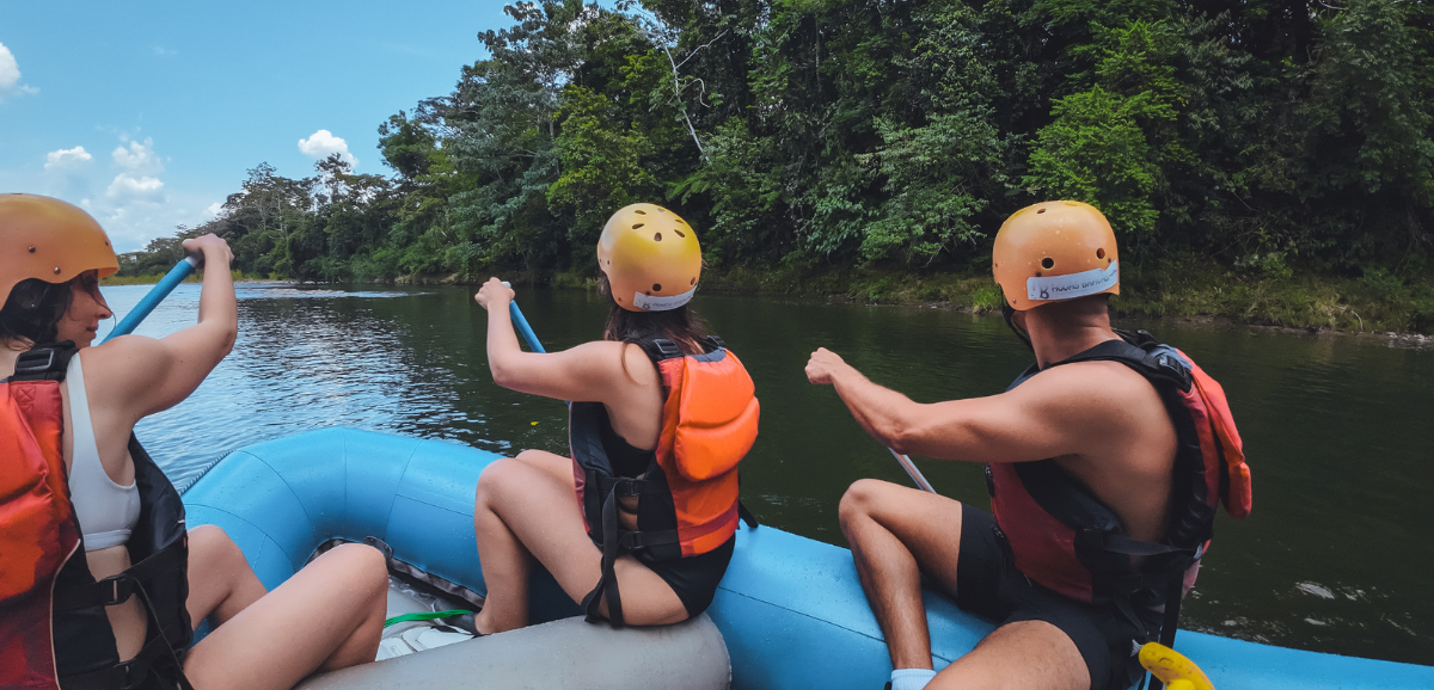 L'aventure continue avec une descente en rafting