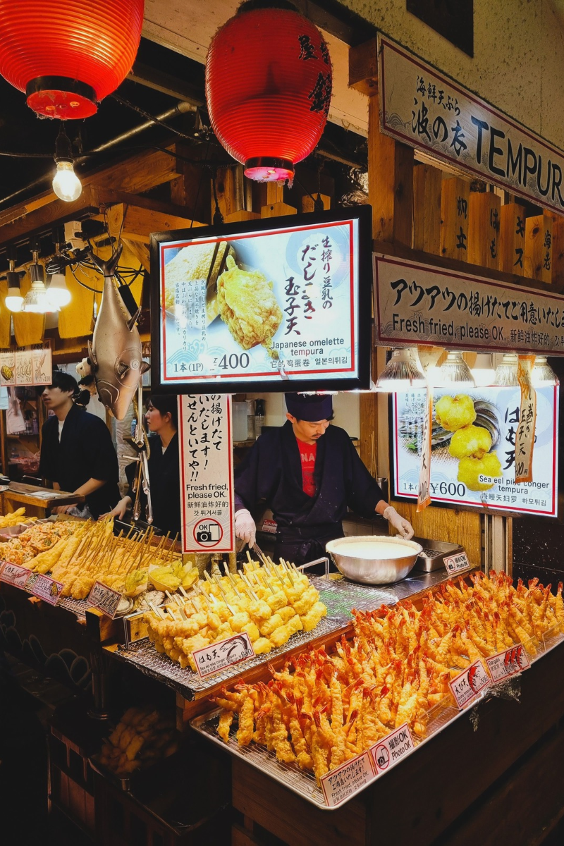 Street-food, Japon ©Francesco Albanese / Pexels 