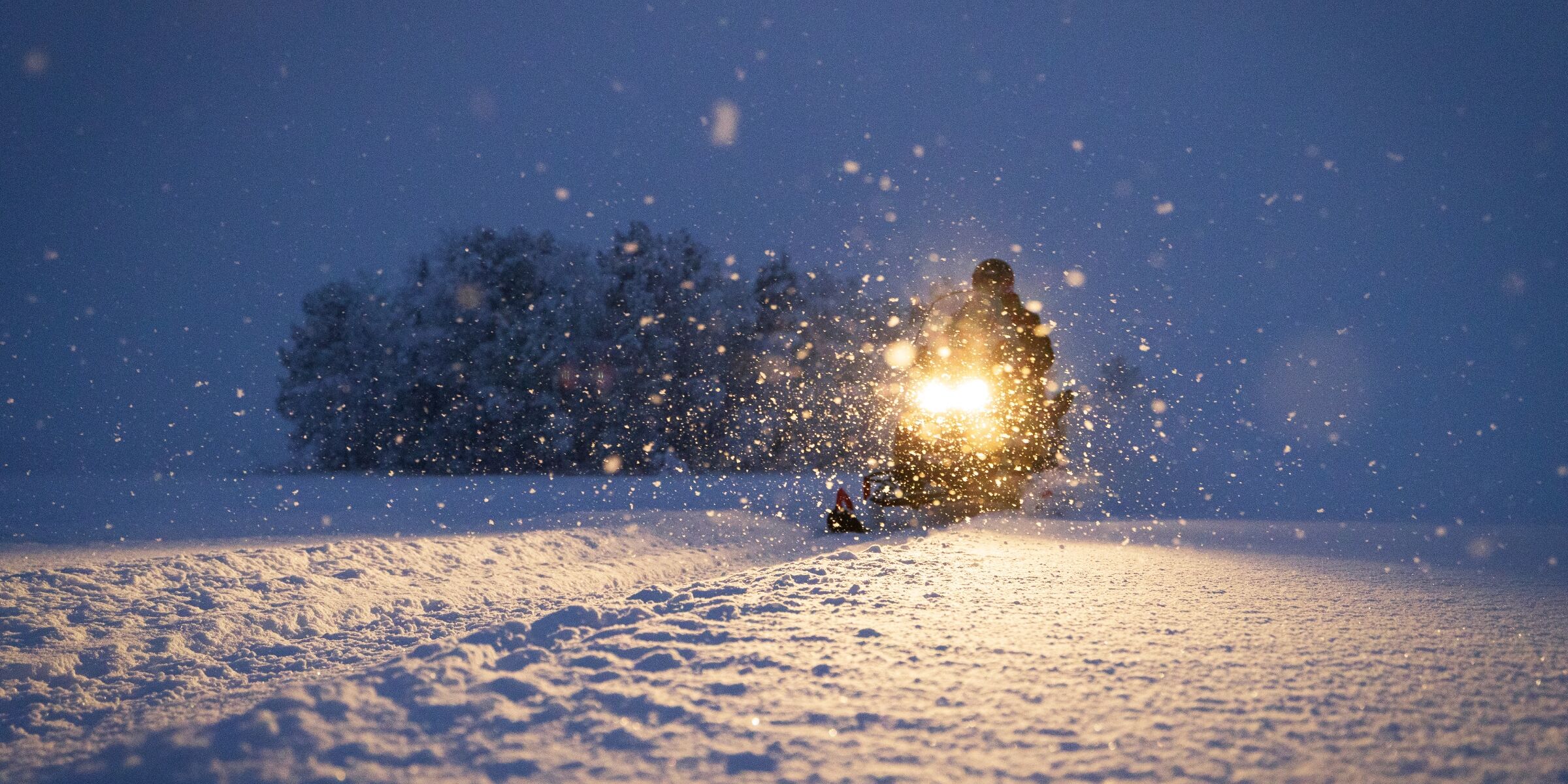 Motoneige, Laponie, Finlande ©Carlo Alberto Conti / Getty Images