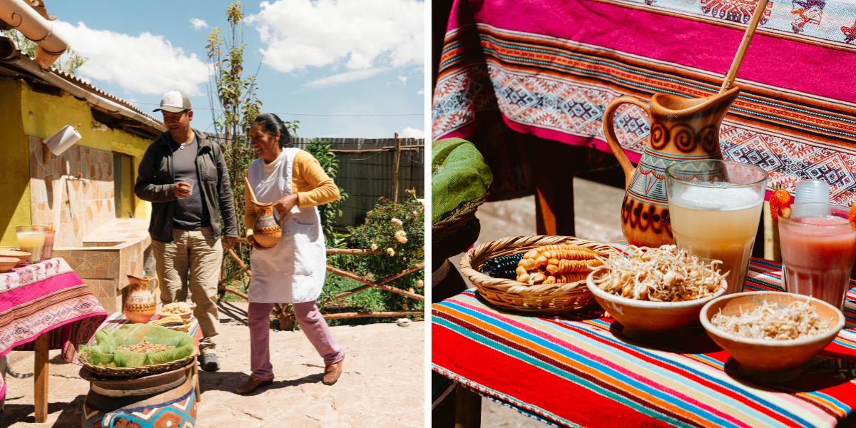 L'accueil chaleureux des locaux 