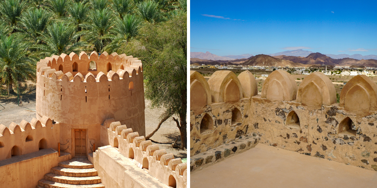 Et des visites : le château-fort de Jibreen    