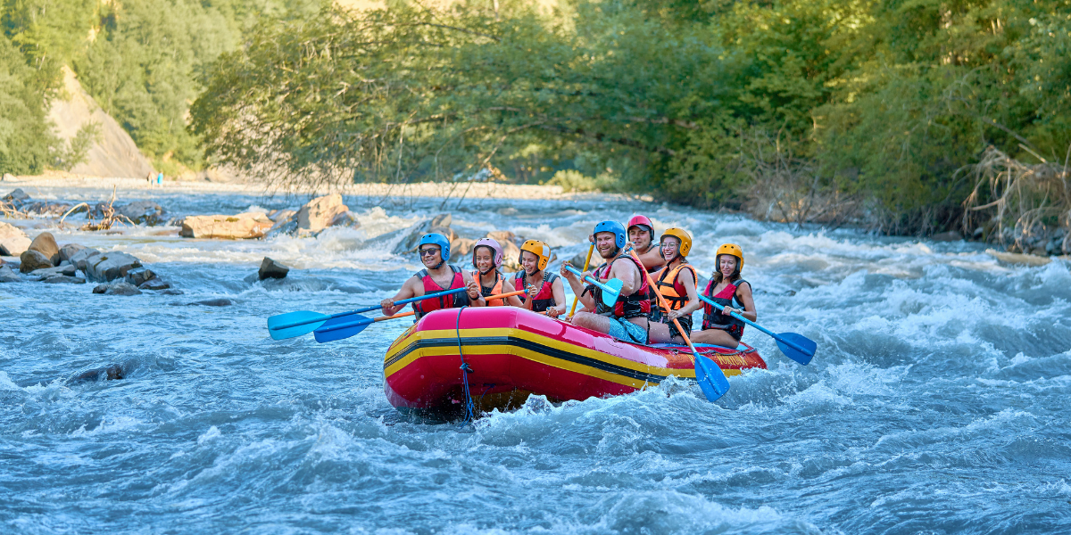 Rafting sur le Rio Santo Domingo, Chiapas, Mexique 