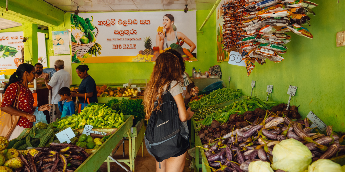 Couleurs locales sur les marchés