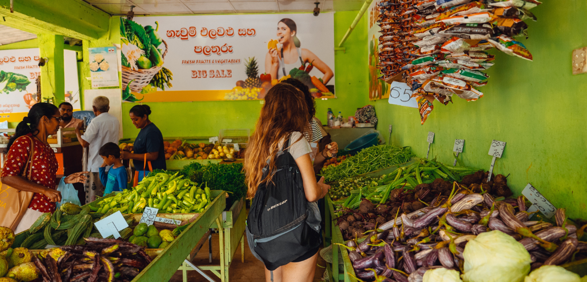 Couleurs locales sur les marchés
