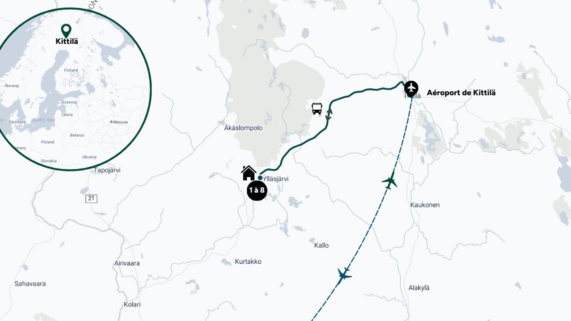 L'itinéraire de ton aventure
