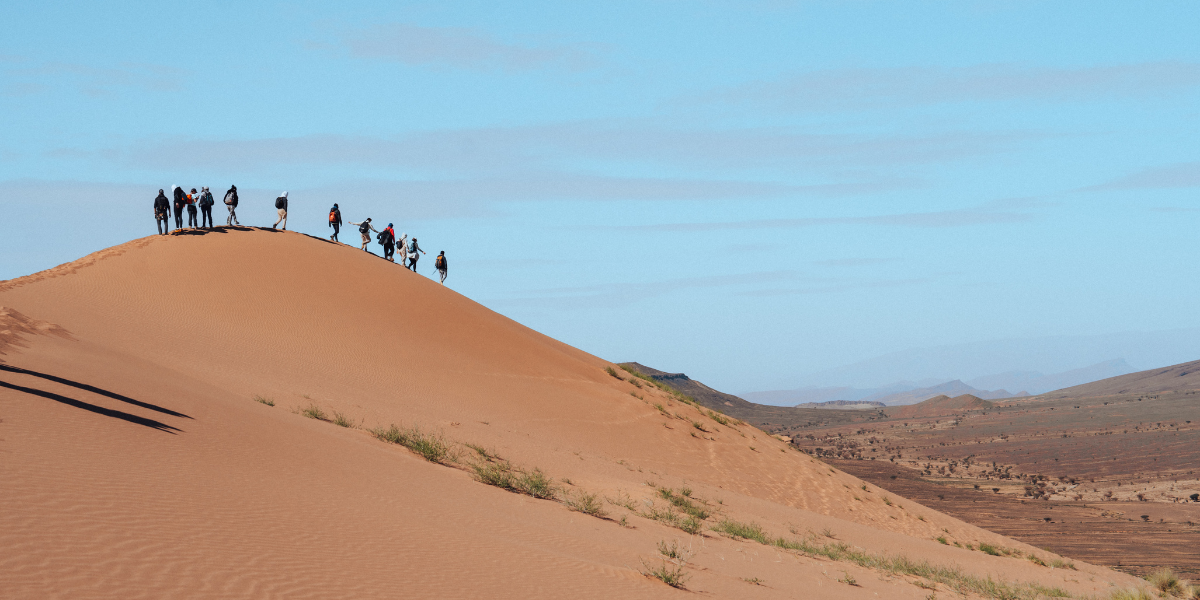 Randonnez dans les dunes 
