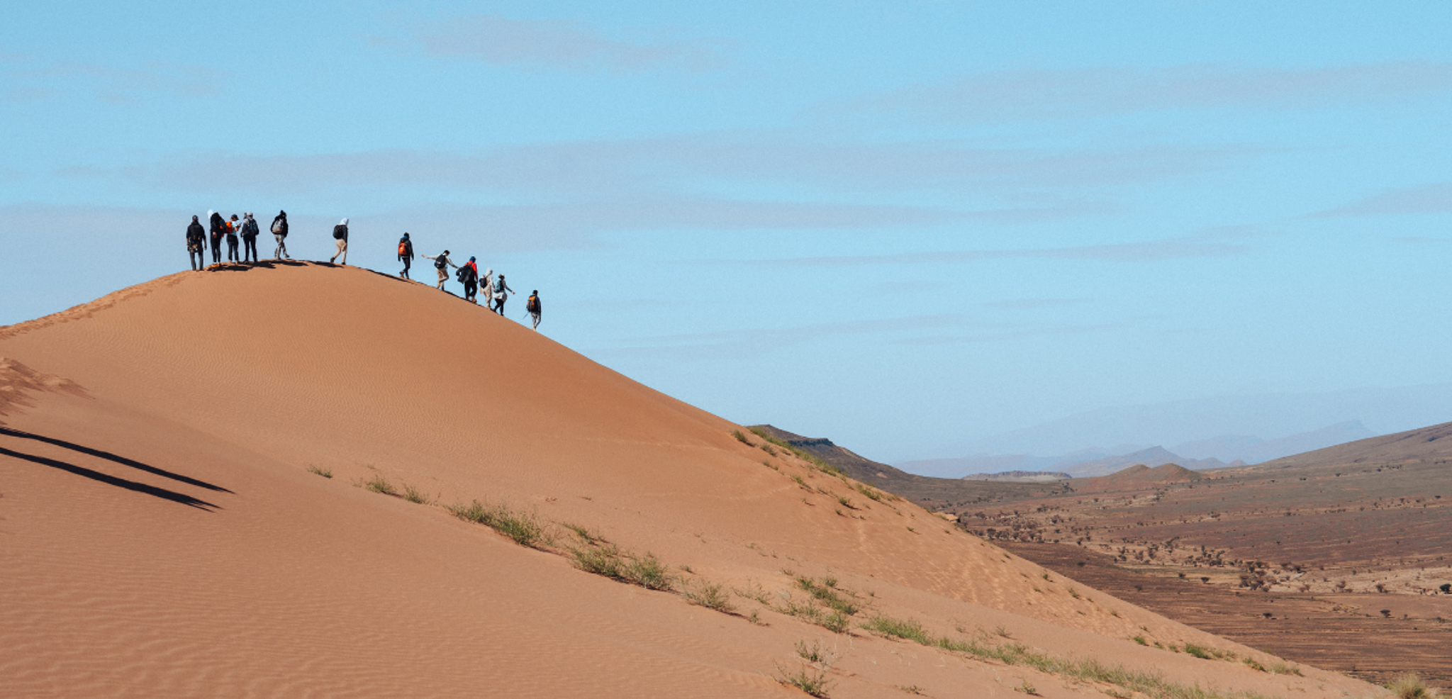 Randonnez dans les dunes