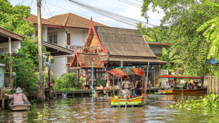 La traversée en bateau du quartier de Thonburi - Jour 2