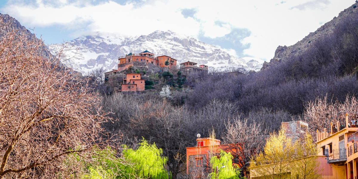 La descente sur le village d'Imlil - jour 5