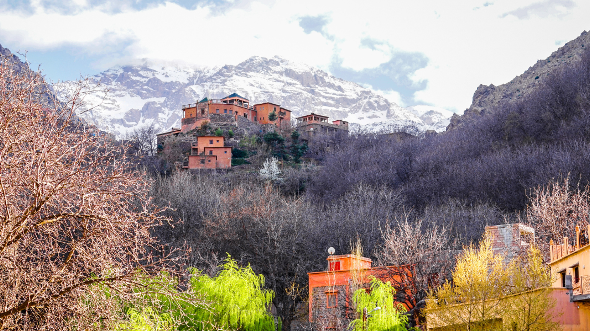 Village d'Imlil, Maroc