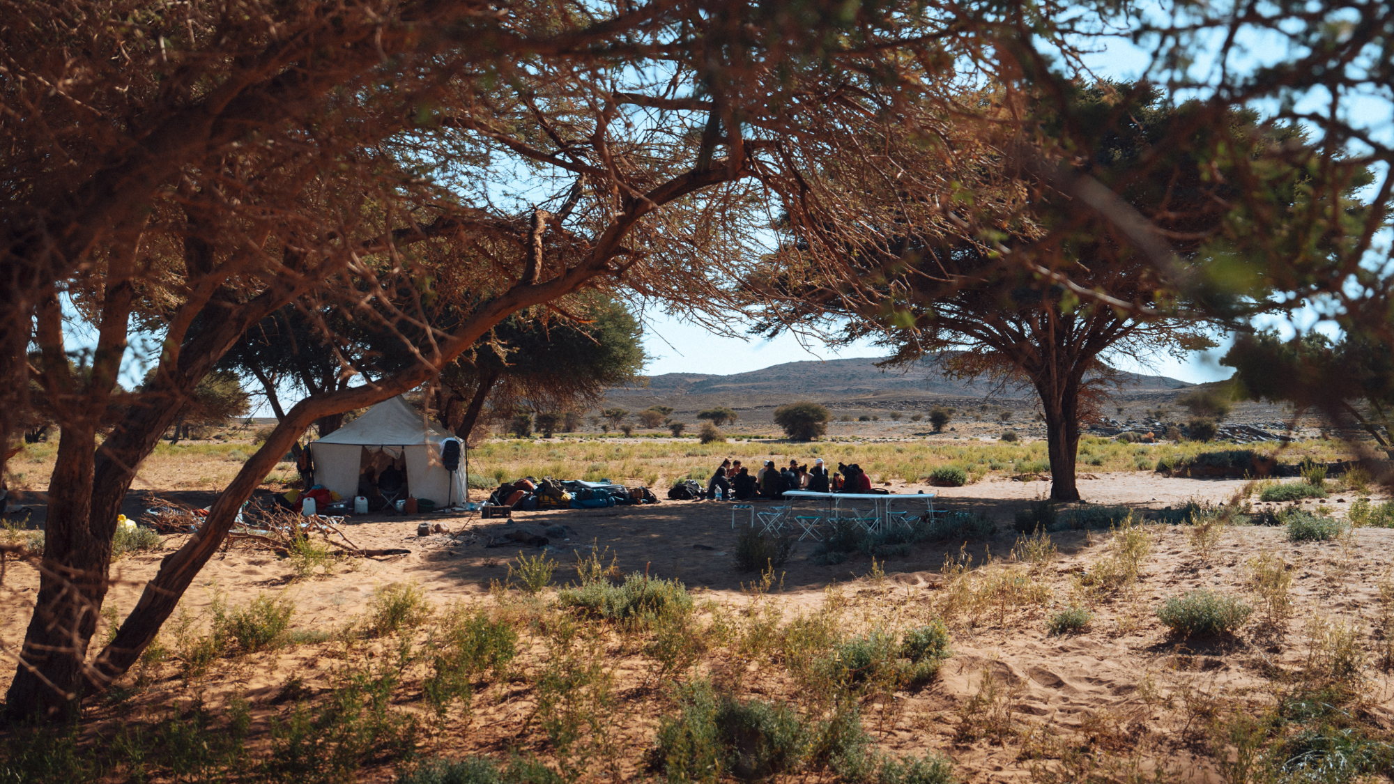 Randonnée désert, Maroc ©Maxime Moreau