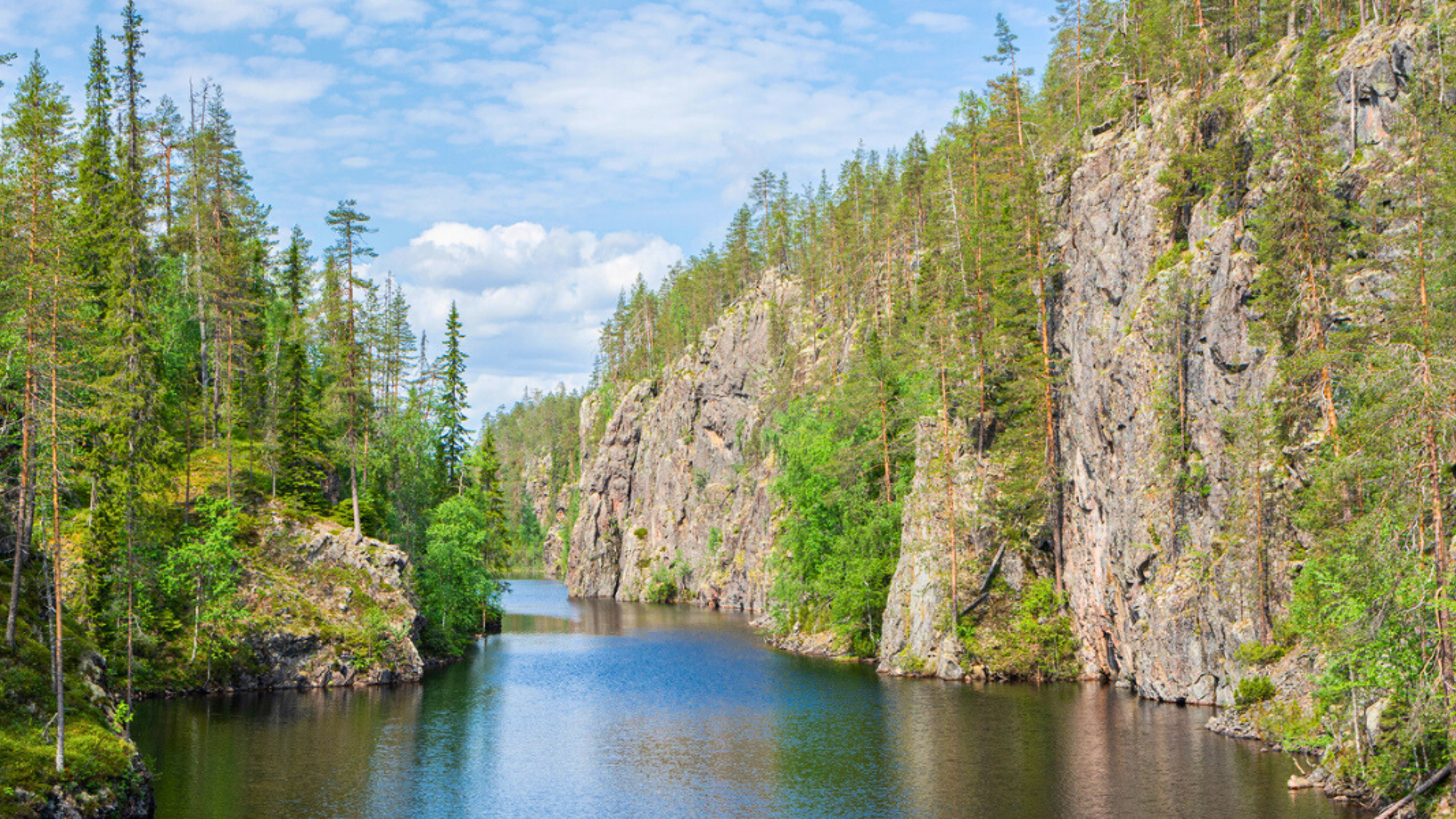 ...dans le canyon de Julma-Ölkky