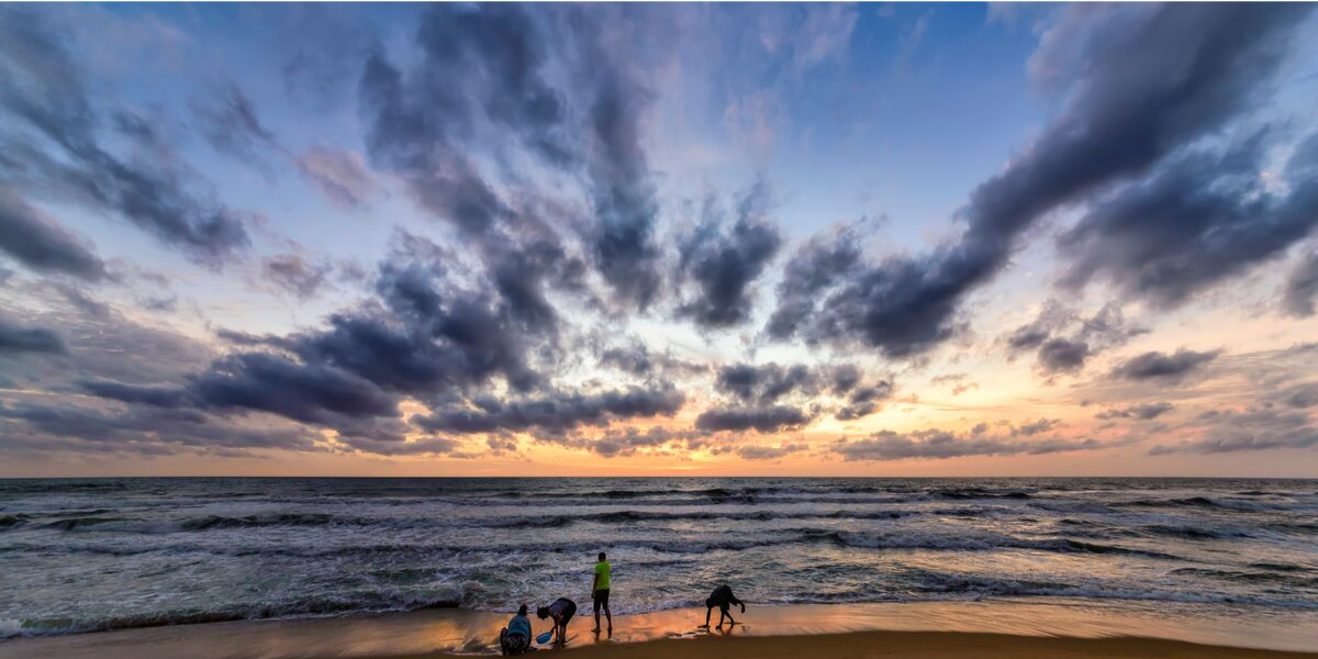 Bienvenue au Sri Lanka ! 1er coucher de soleil à Negombo