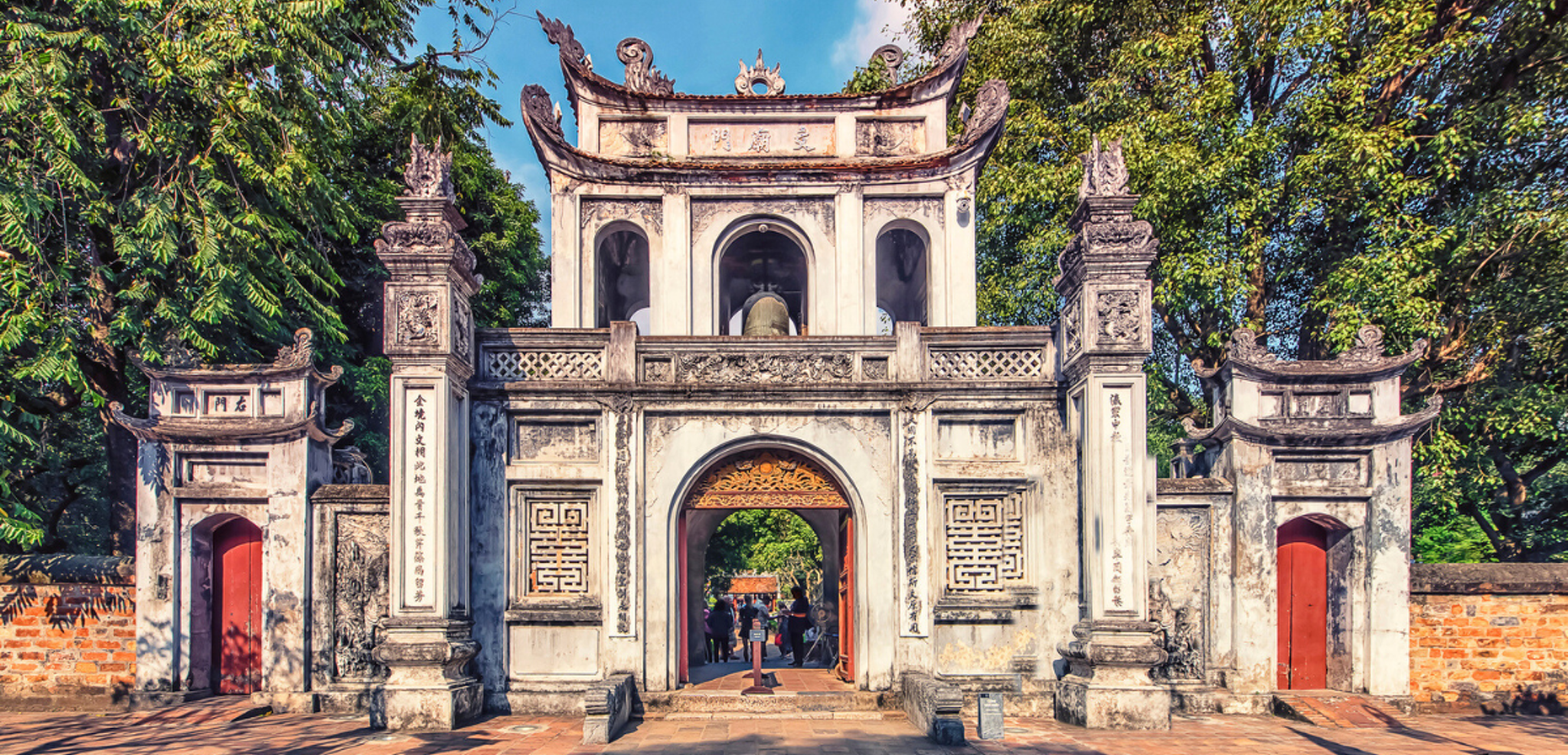 Et des monuments emblématiques de Hanoi : le Temple de la Littérature