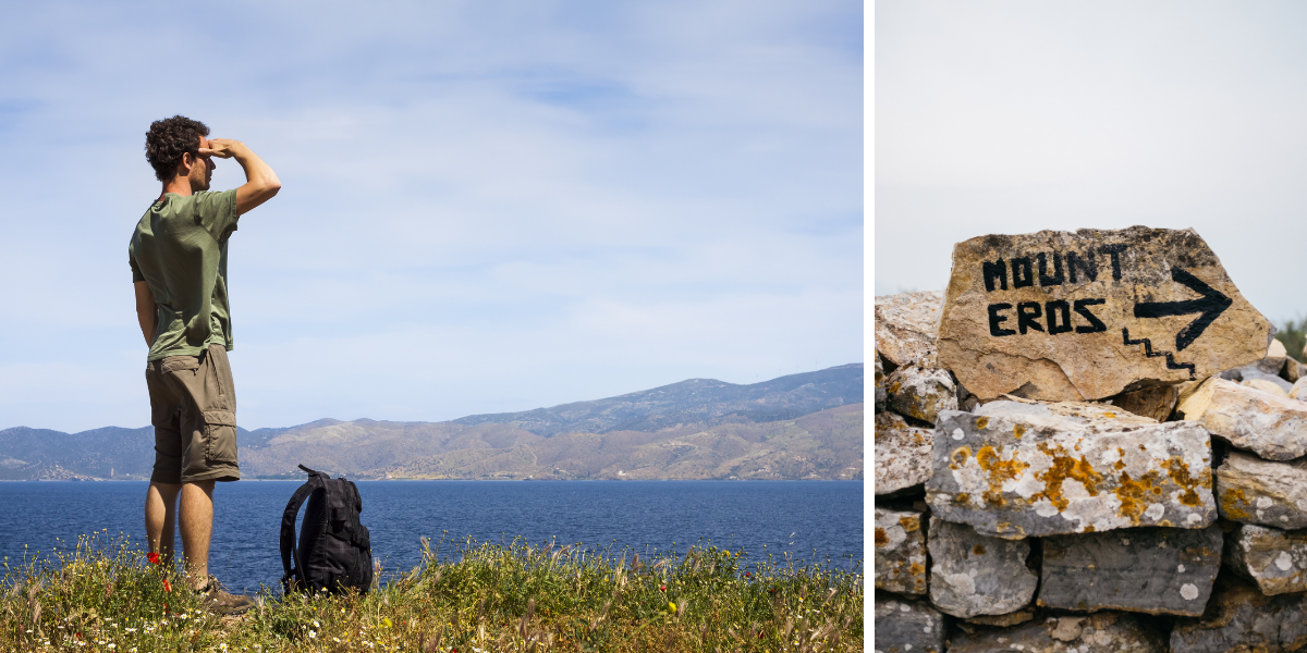 En randonnée à Hydra