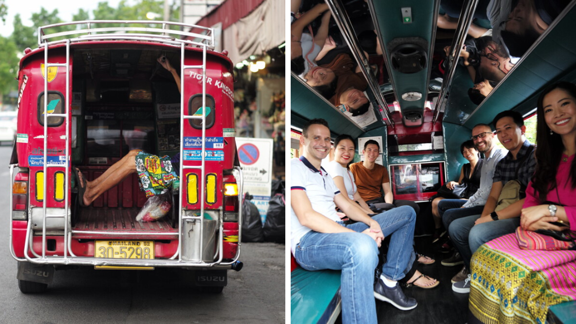 Avant une soirée en mode songthaew !