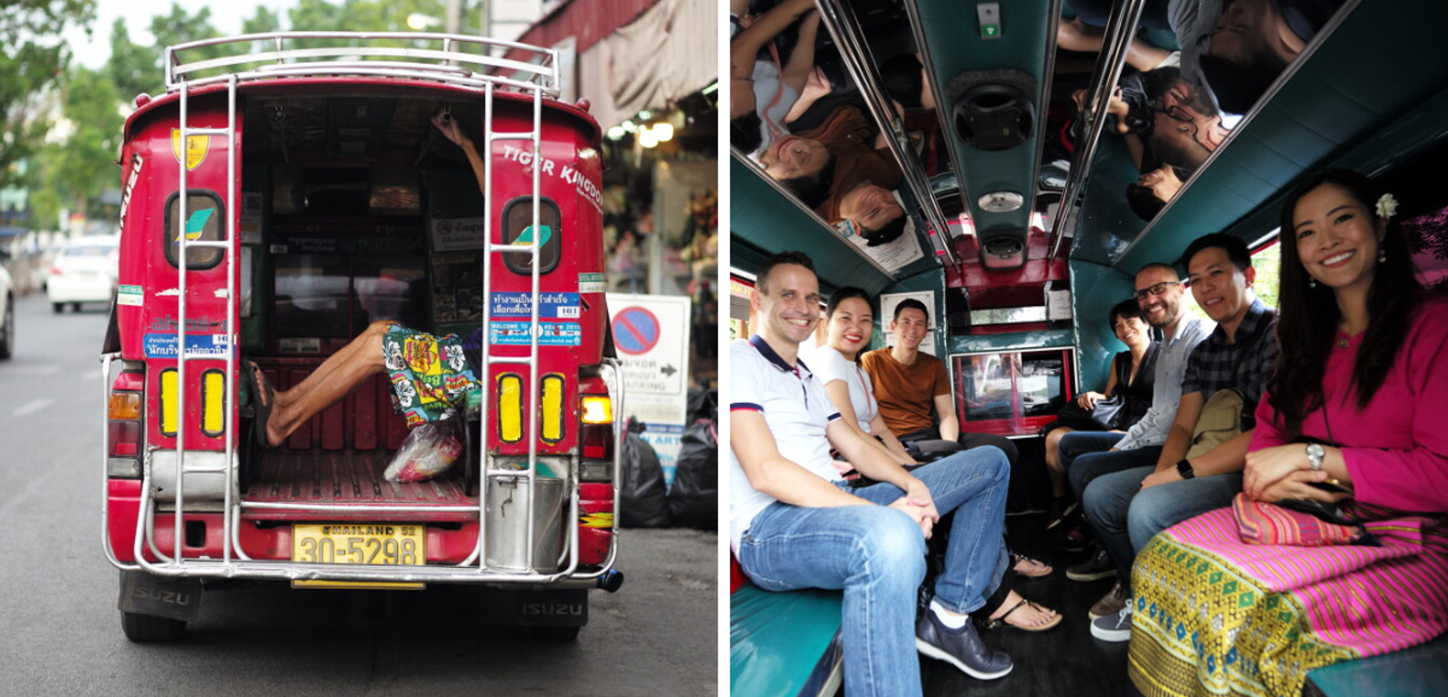 Avant une soirée en mode songthaew !