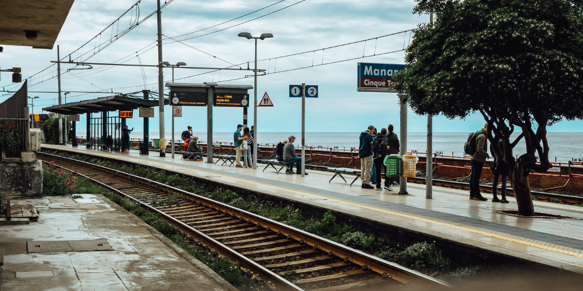 En attendant le train...