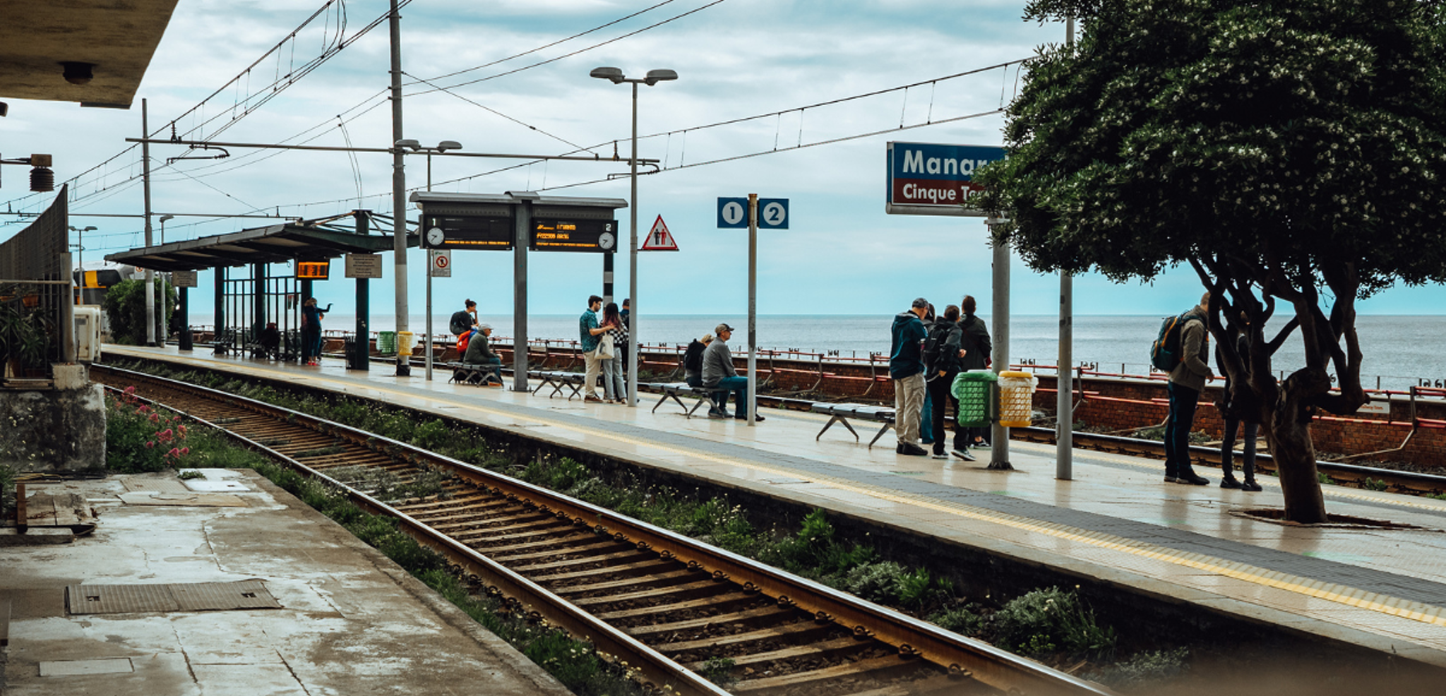 En attendant le train...