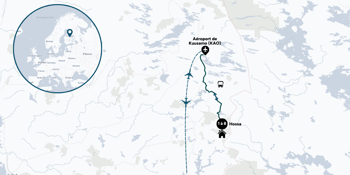 Itinéraire de ton aventure en Finlande 