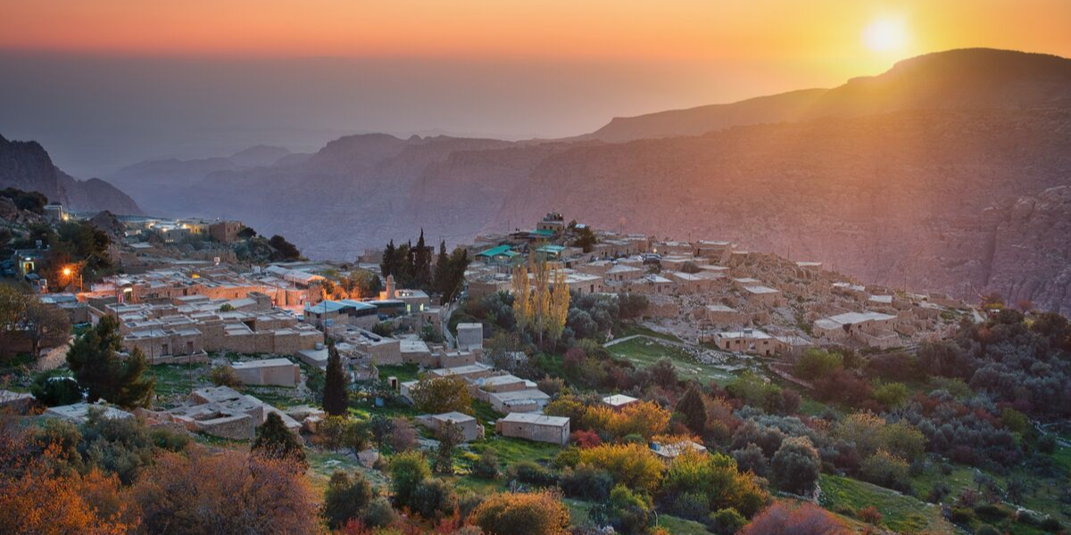 Le paisible village de Dana, haut lieu de randonnée dans la biosphère
