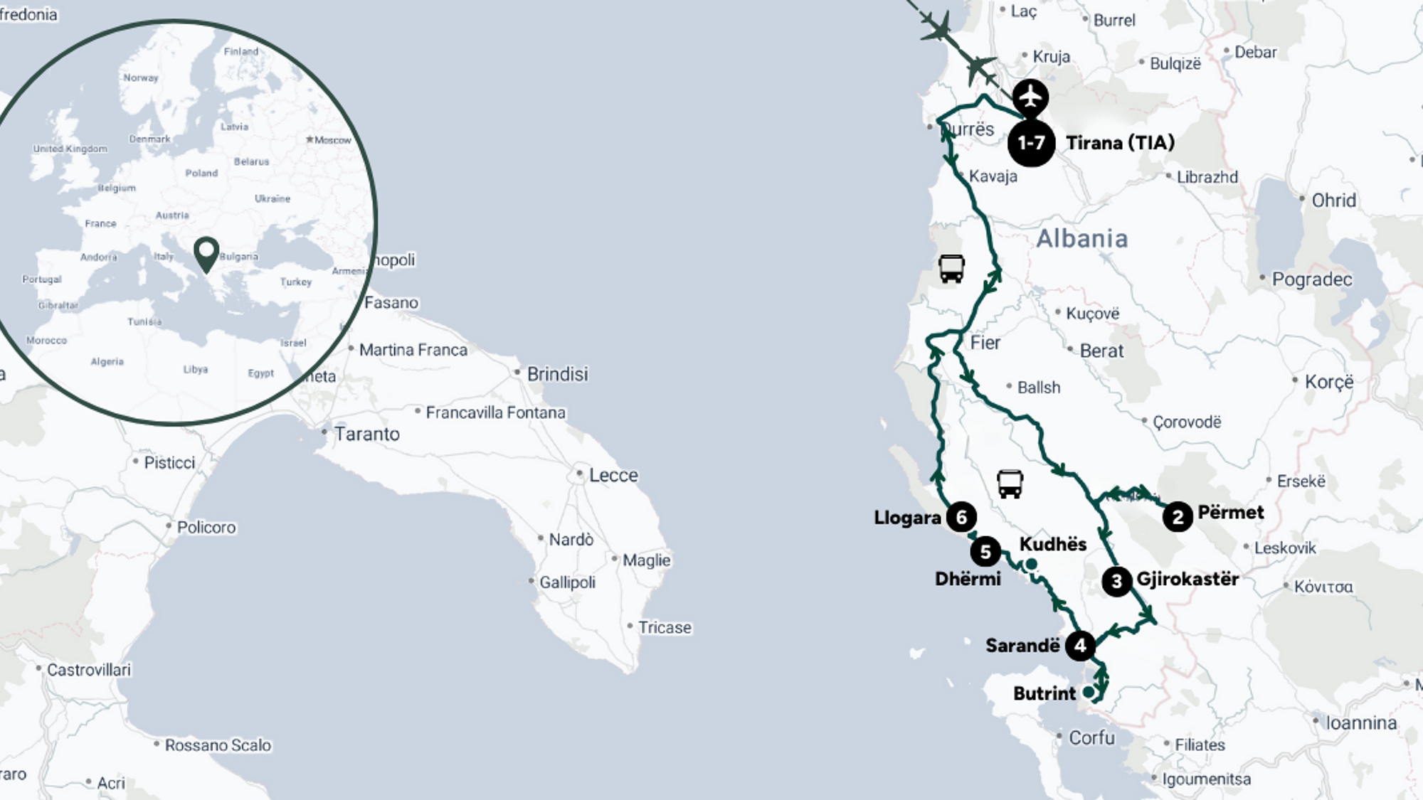 L'itinéraire de votre aventure