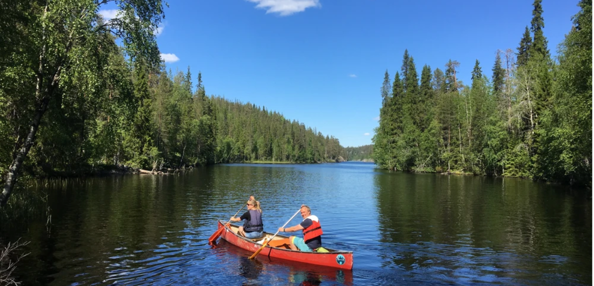 A parcourir en canoë