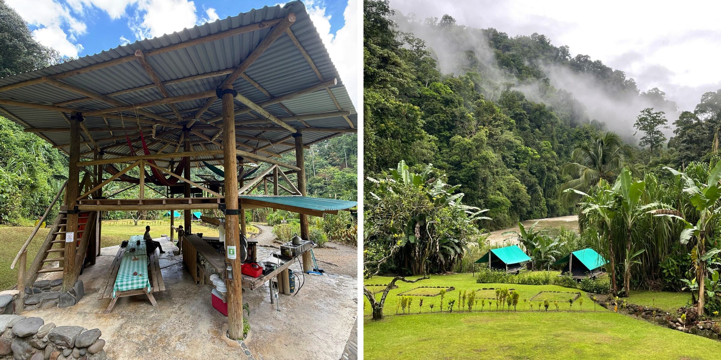 Ton campement au milieu de la jungle, Costa Rica