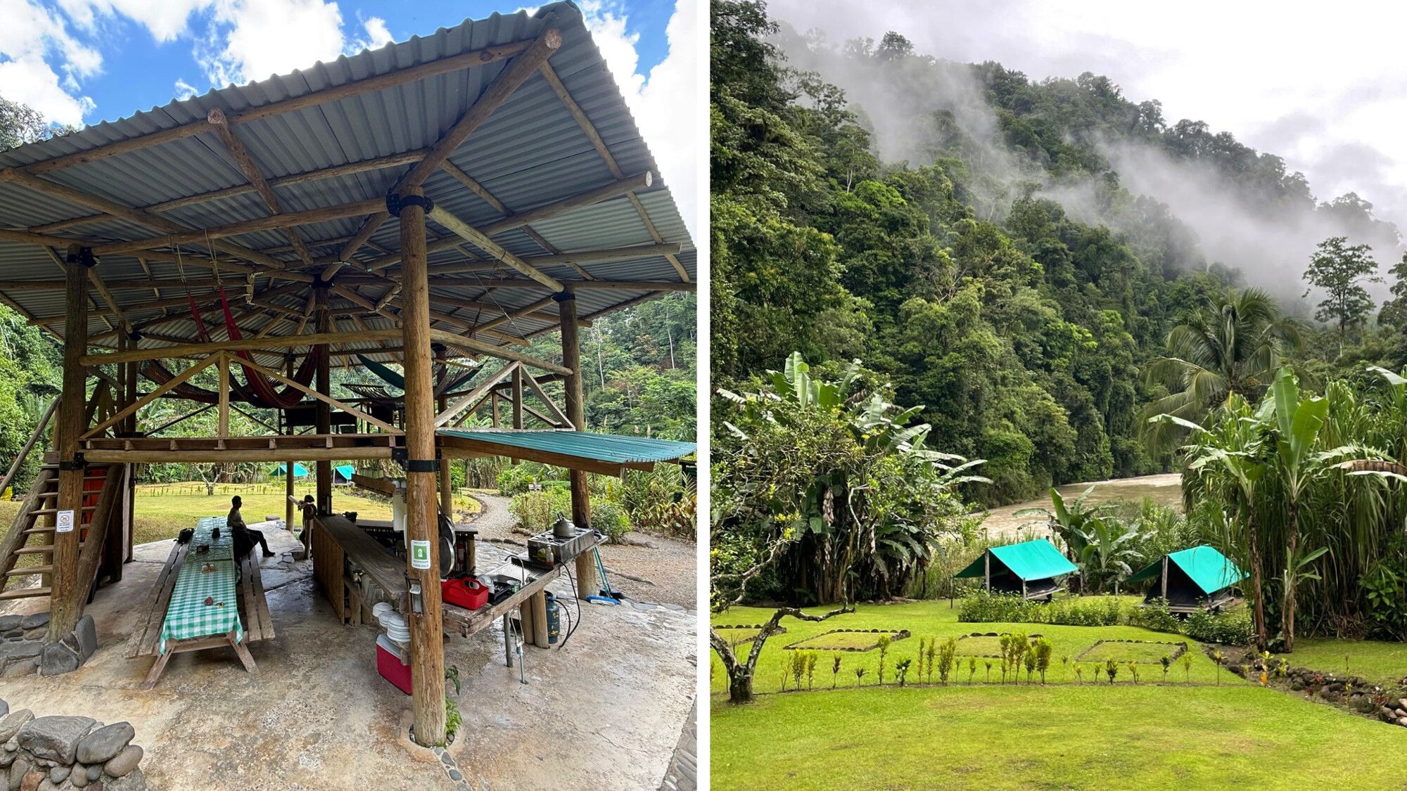 Ton campement au milieu de la jungle, Costa Rica